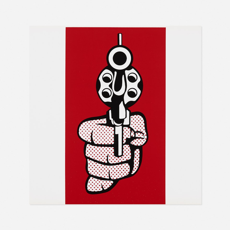 Pistol for Banner by Roy Lichtenstein