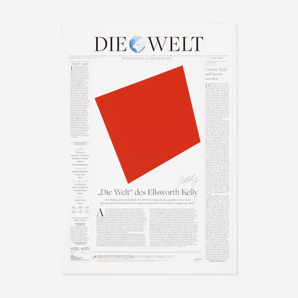 Die Welt by Ellsworth Kelly