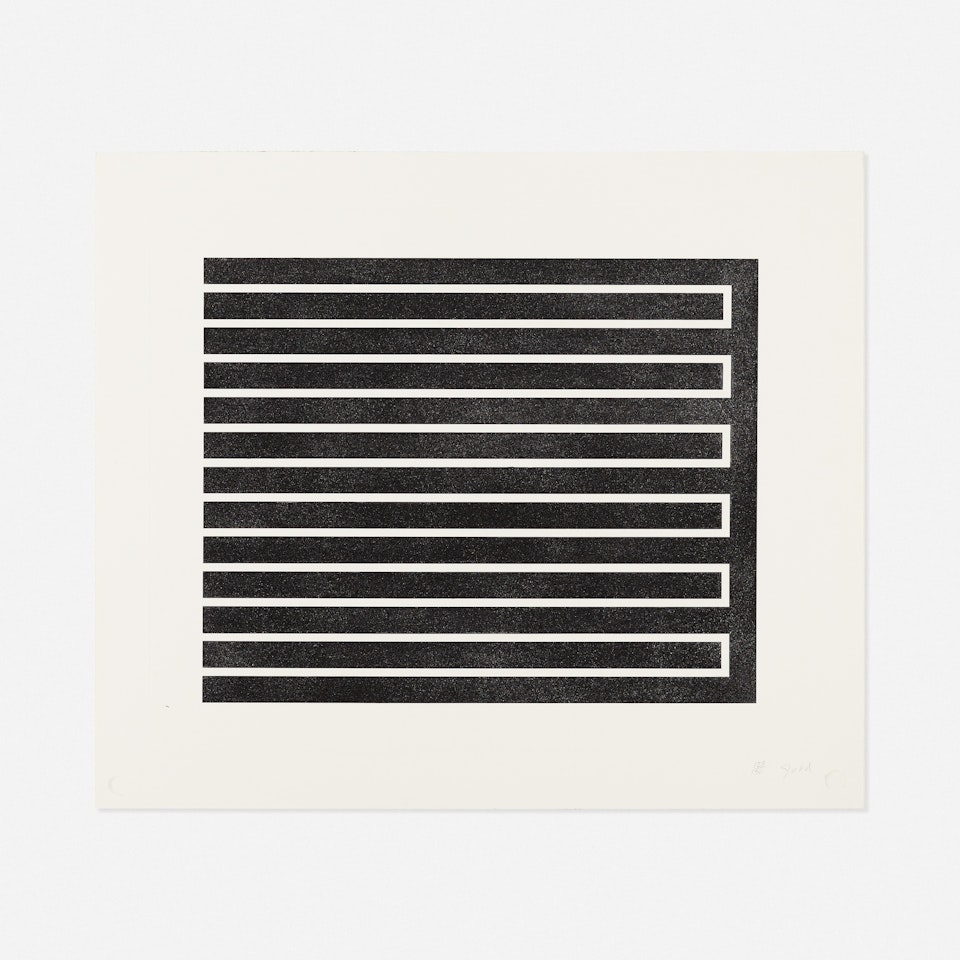 Untitled from Set of Six Aquatints by Donald Judd