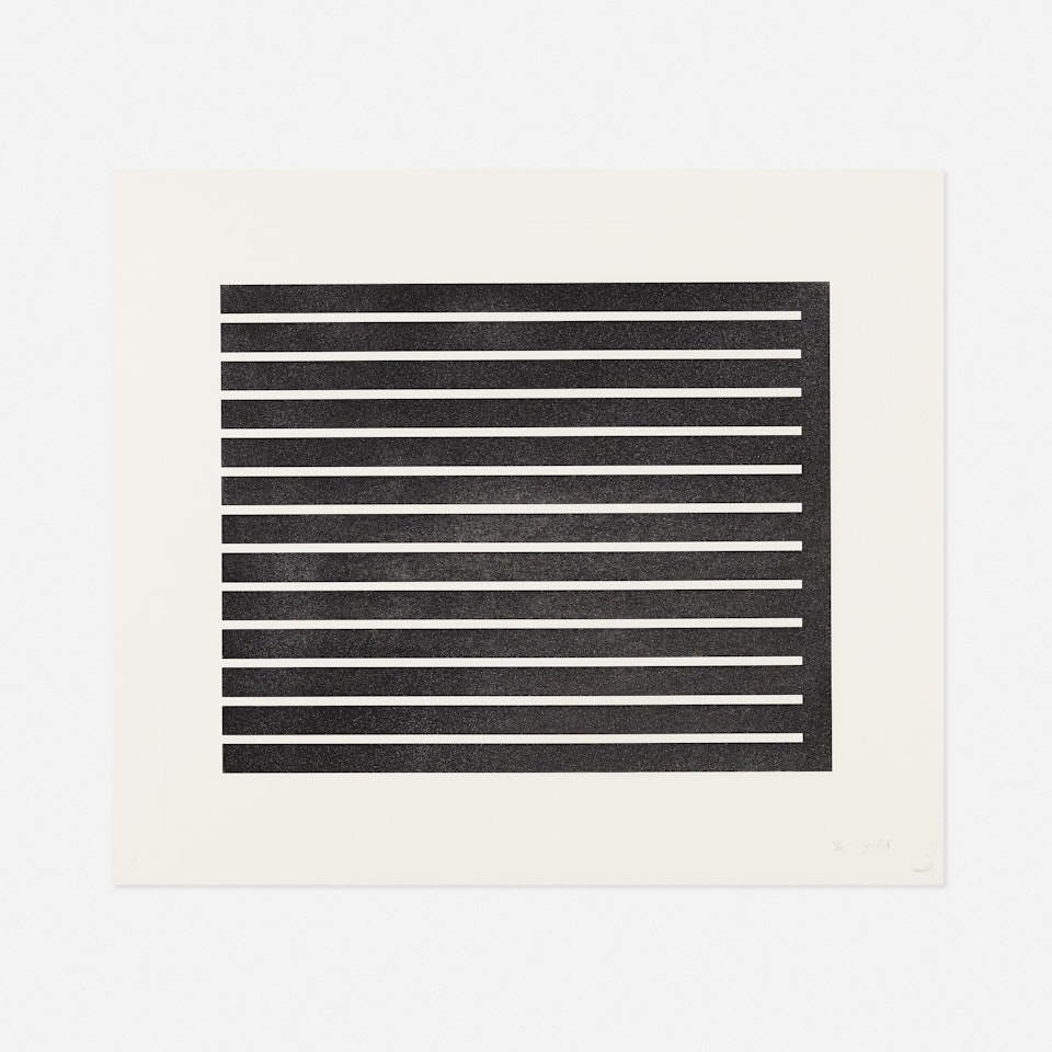 Untitled from Set of Six Aquatints by Donald Judd