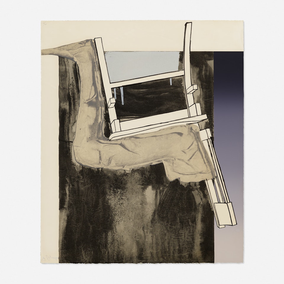 Leg and Chair from the Fragment - According to What series by Jasper Johns