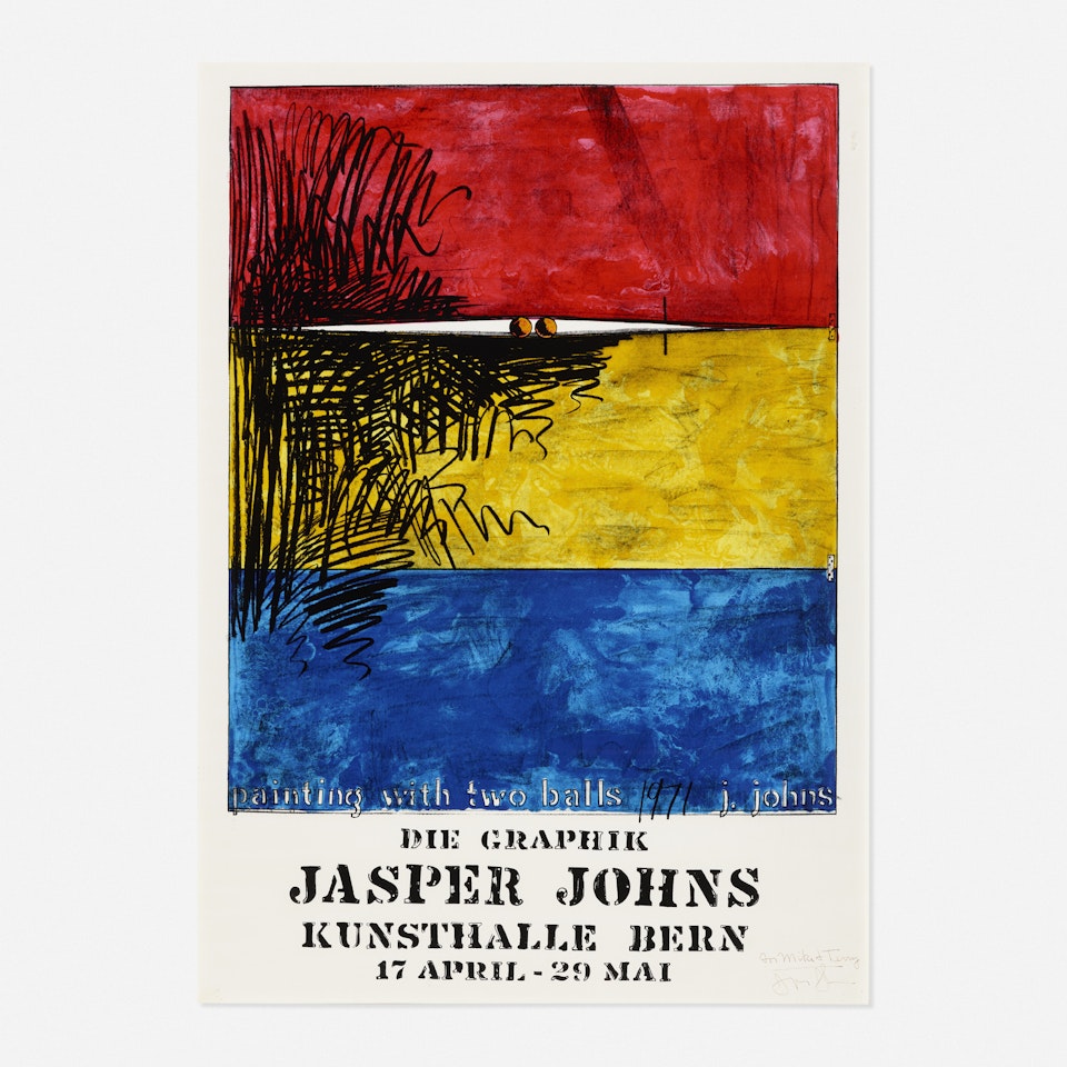 Die Graphik / Jasper Johns (Painting with Two Balls) by Jasper Johns