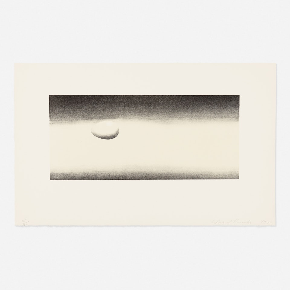 Egg from the Domestic Tranquility series by Ed Ruscha
