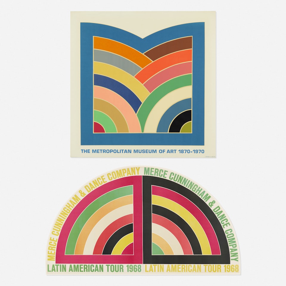 Merce Cunningham and Dance Company Latin America Tour; The Metropolitan Museum of Art (two works) by Frank Stella