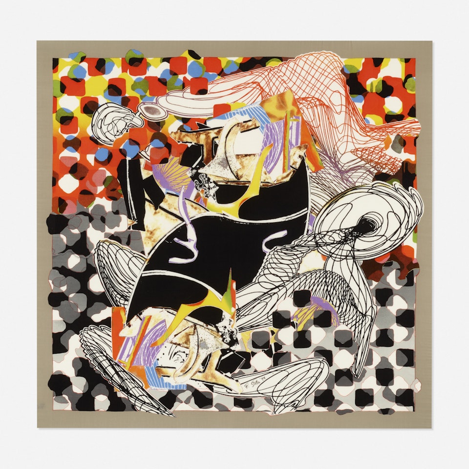The Whale Watch from the Moby Dick series by Frank Stella