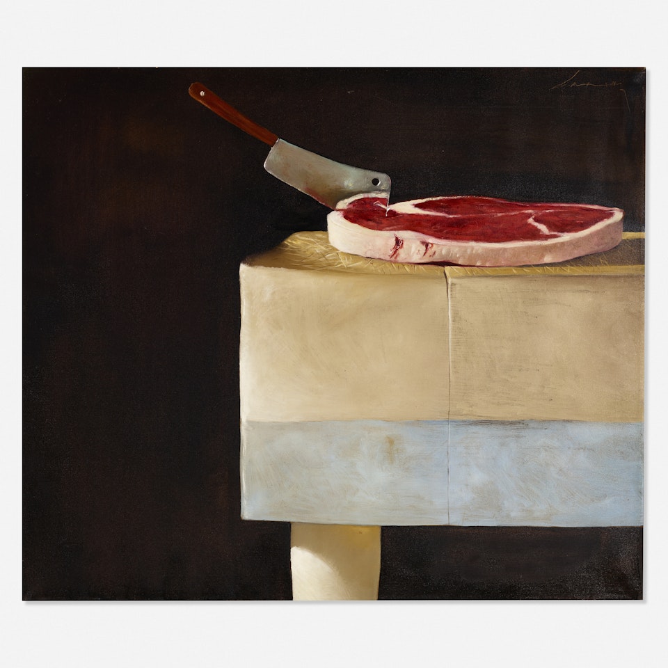 Steak by Julio Larraz
