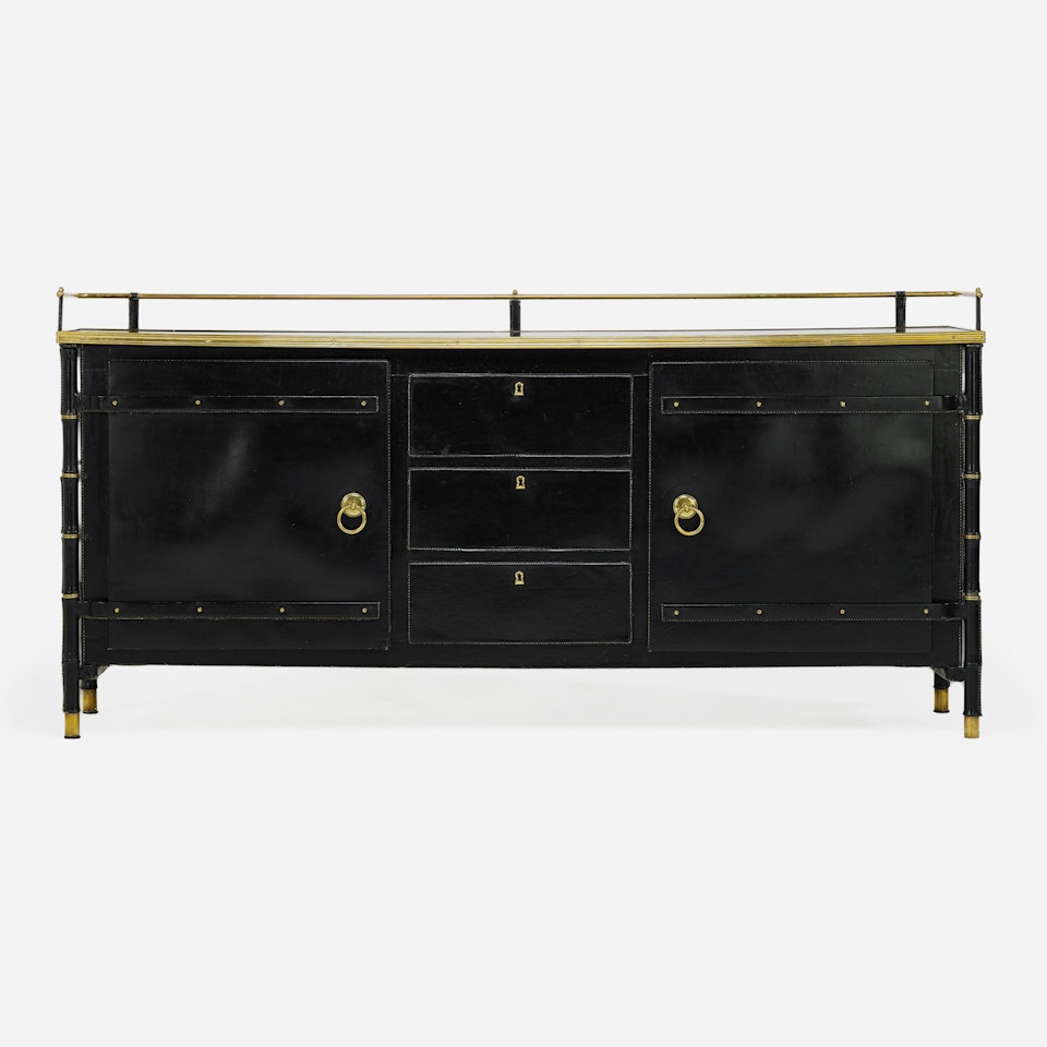 Fine and rare cabinet , by Jacques Adnet