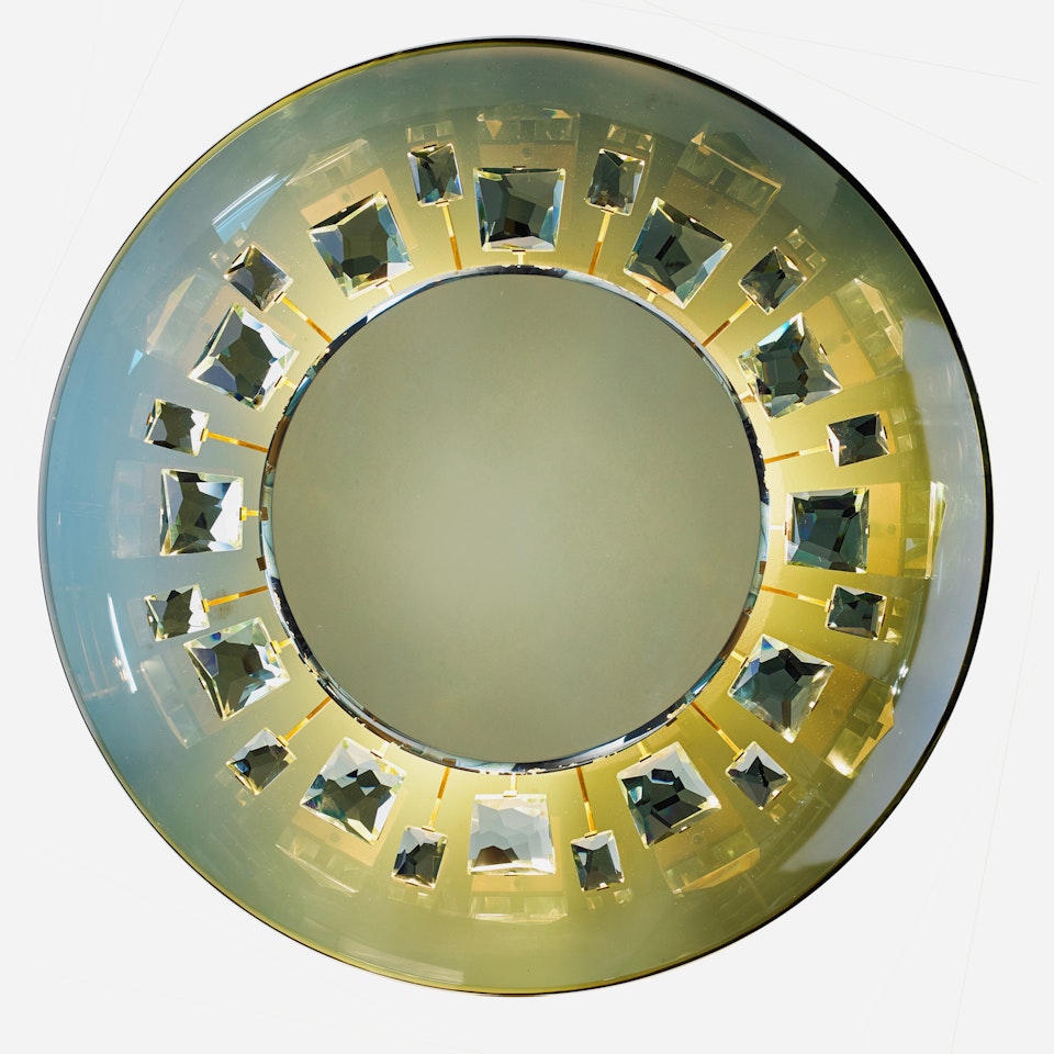 Rare Illuminated Mirror by Max Ingrand