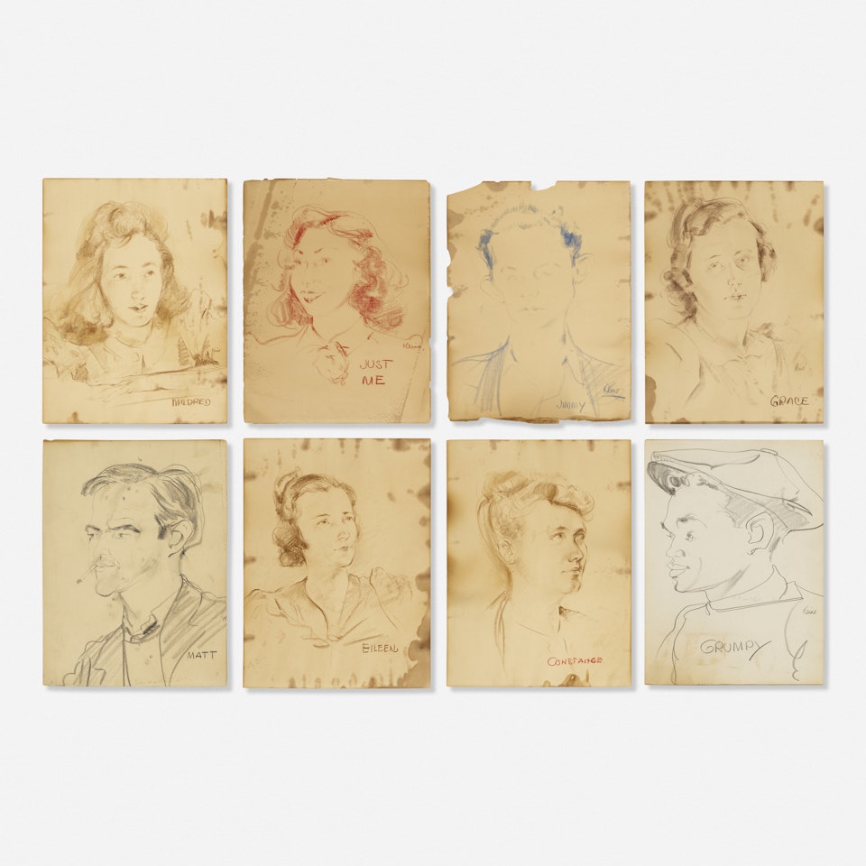 eight works by Franz Kline