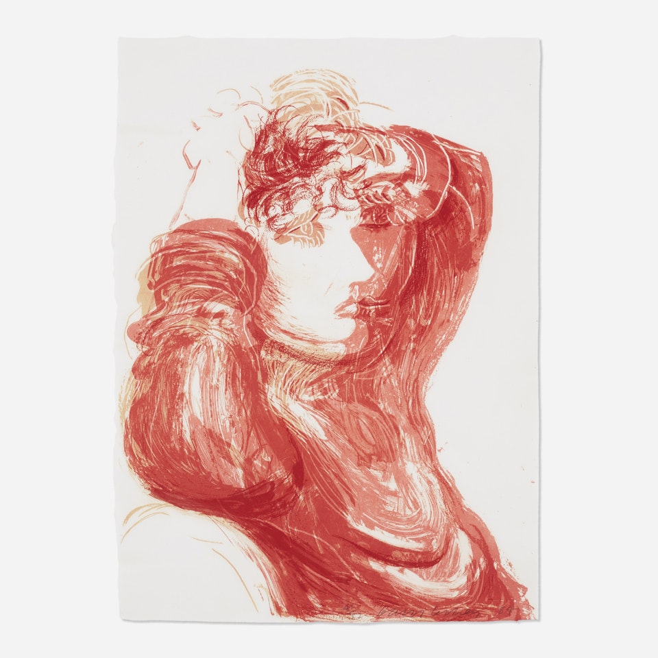 Red Celia (from the Moving Focus series) by David Hockney