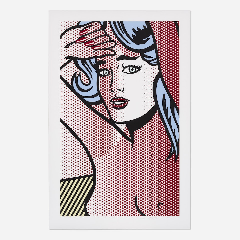 Nude with Blue Hair (from the Nude series) by Roy Lichtenstein