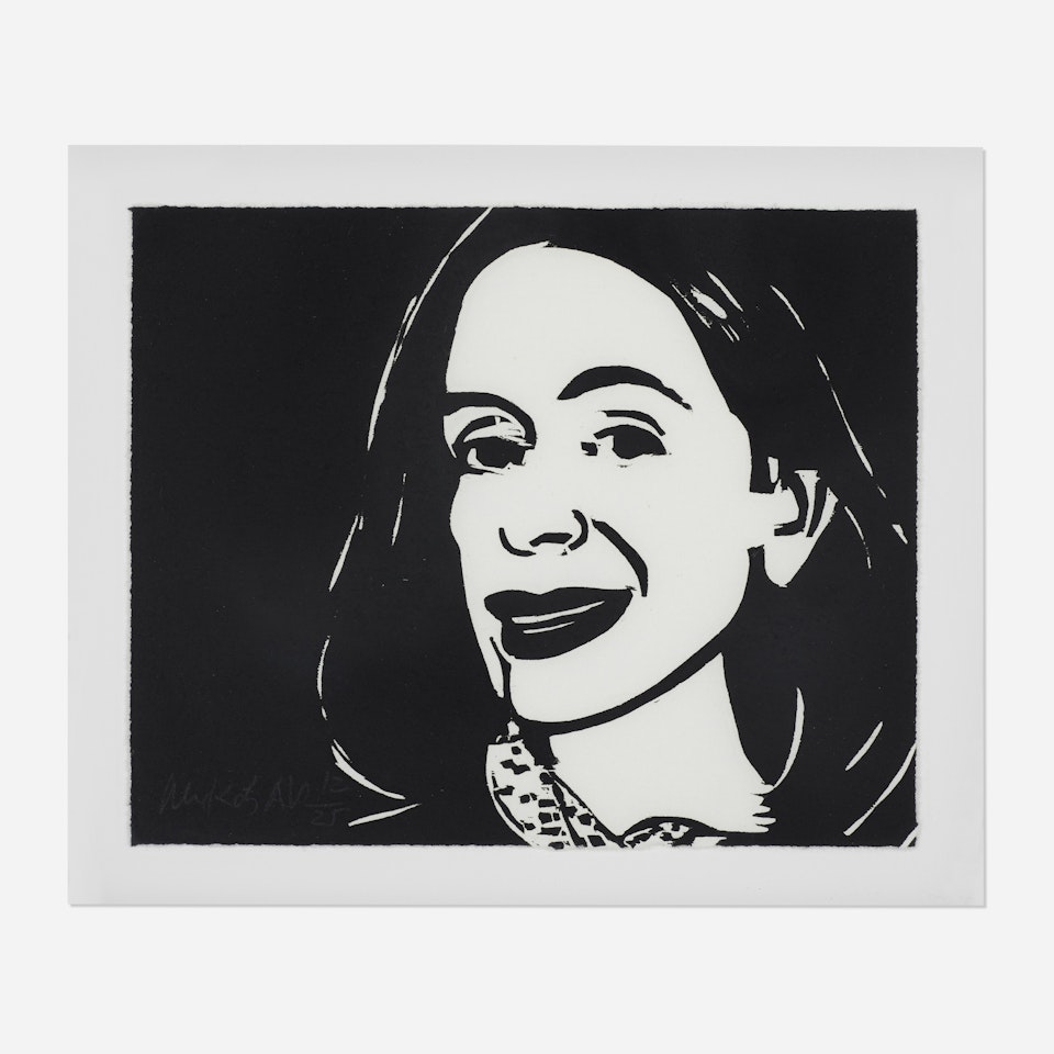 Dark Eyes (from the Cubitt Print Box portfolio) by Alex Katz