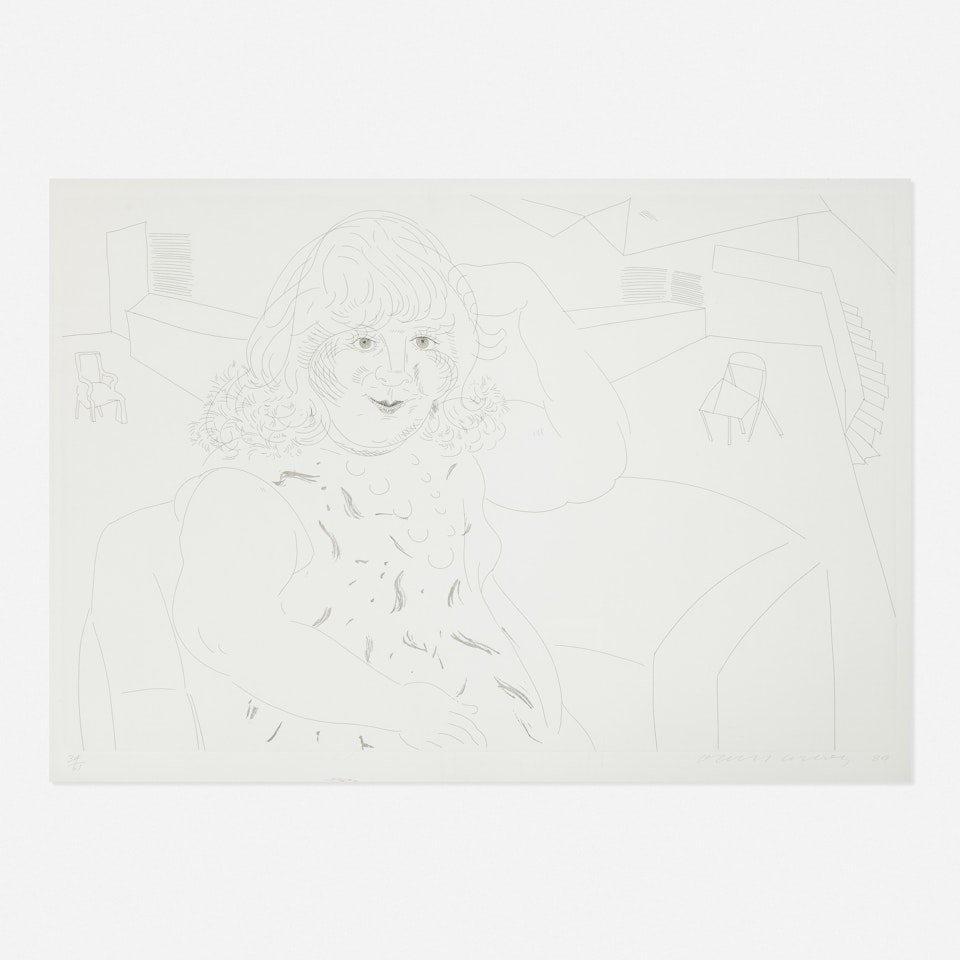 Ann in the Studio by David Hockney