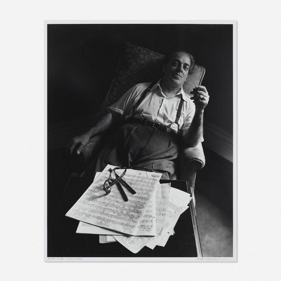 Hector Villa-Lobos, New York by Arnold Newman