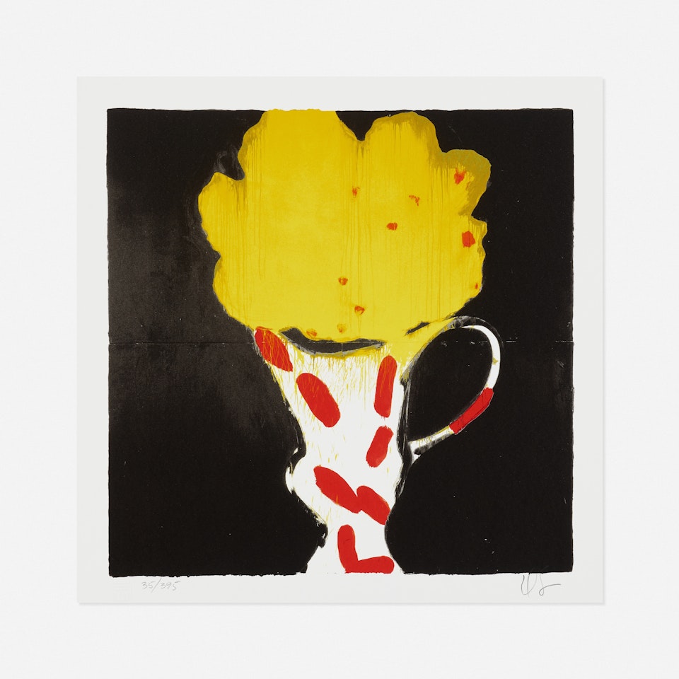 Untitled from the Visual Poetics portfolio by Donald Sultan