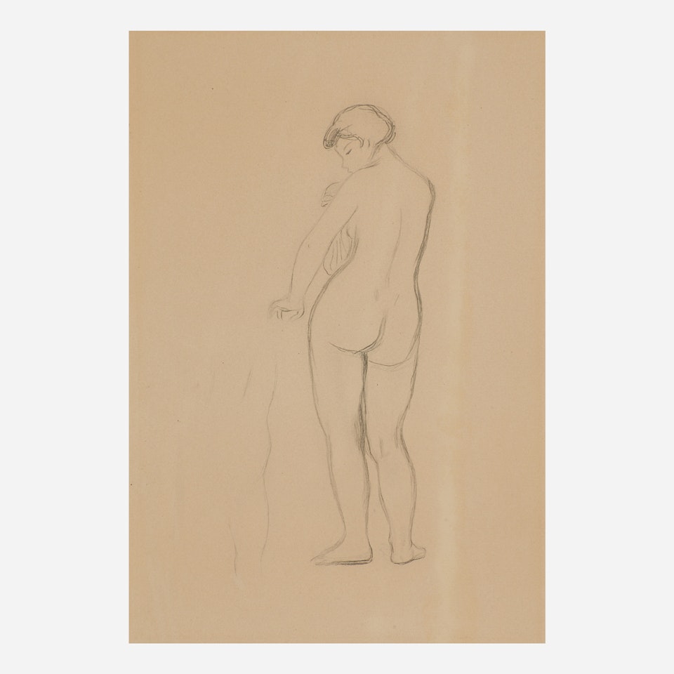 Bather Standing by Pierre-Auguste Renoir
