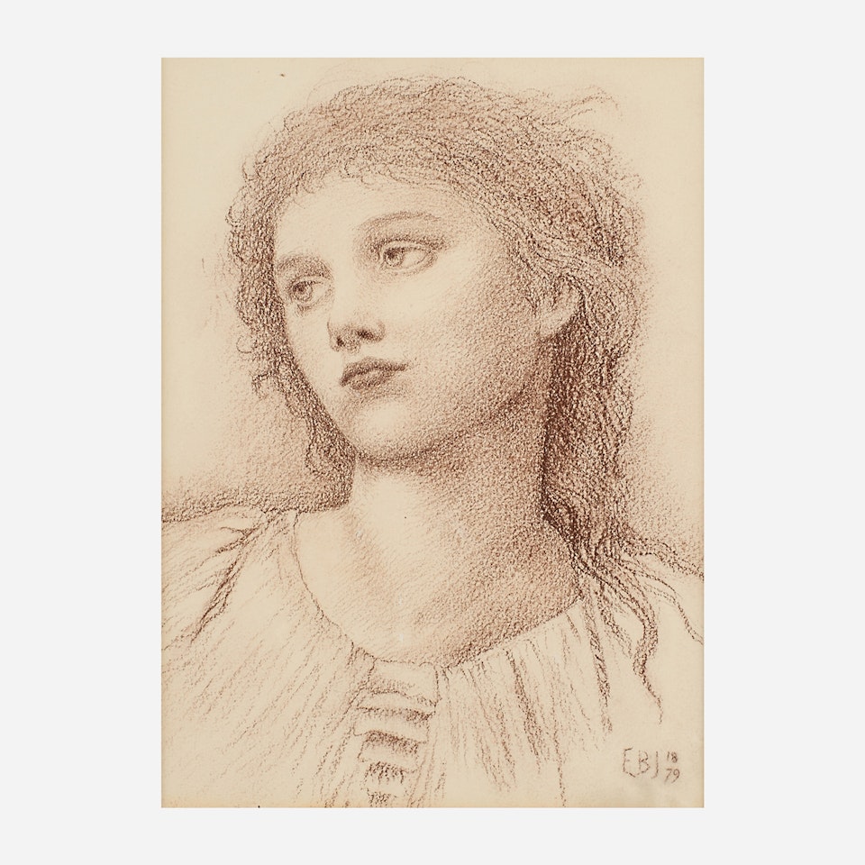 Head of a Youth by Edward Coley Burne-Jones
