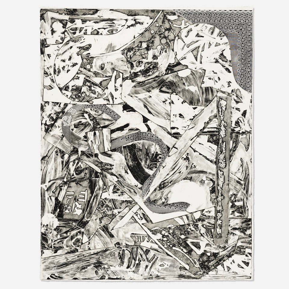 Swan Engraving IV (from Swan Engravings) by Frank Stella