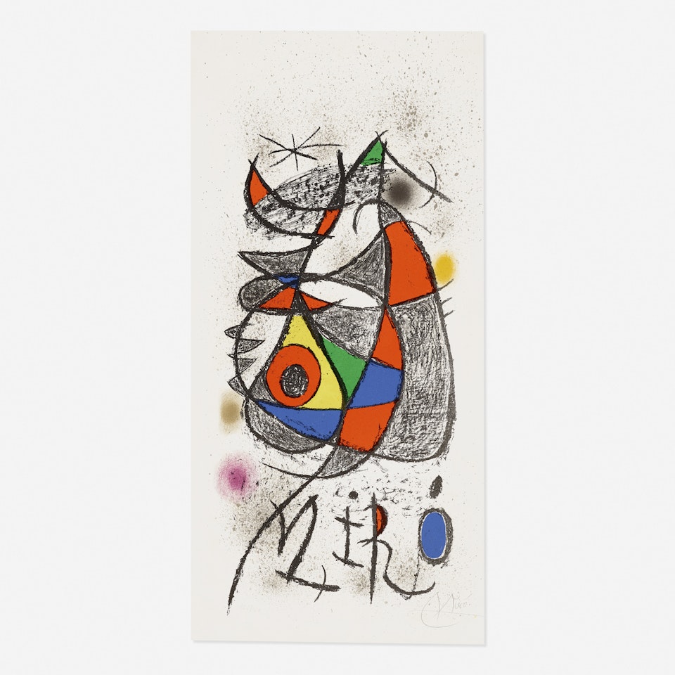 Affiche Exposition Zurich by Joan Miró