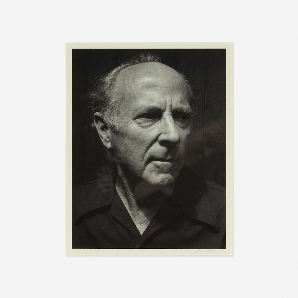 Edward Weston, Carmel, California by Ansel Adams