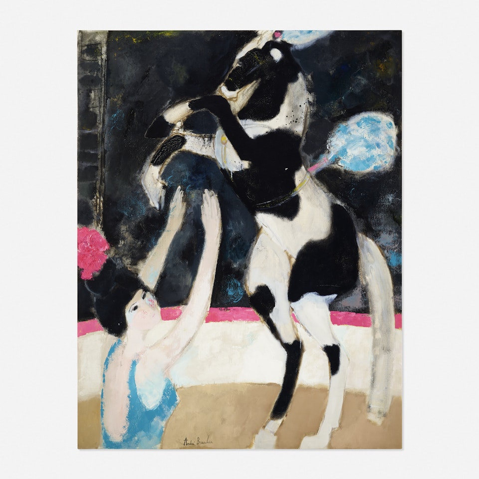 Le Cheval de Cirque by André Brasilier