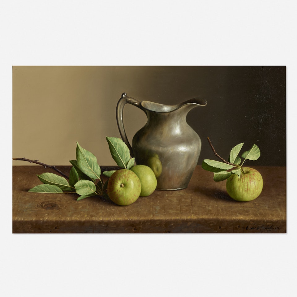 Apples and Pewter by William Acheff