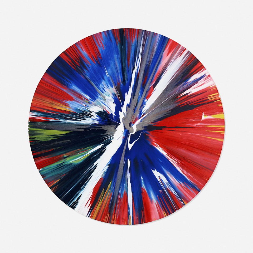 Circle Spin Painting by Damien Hirst