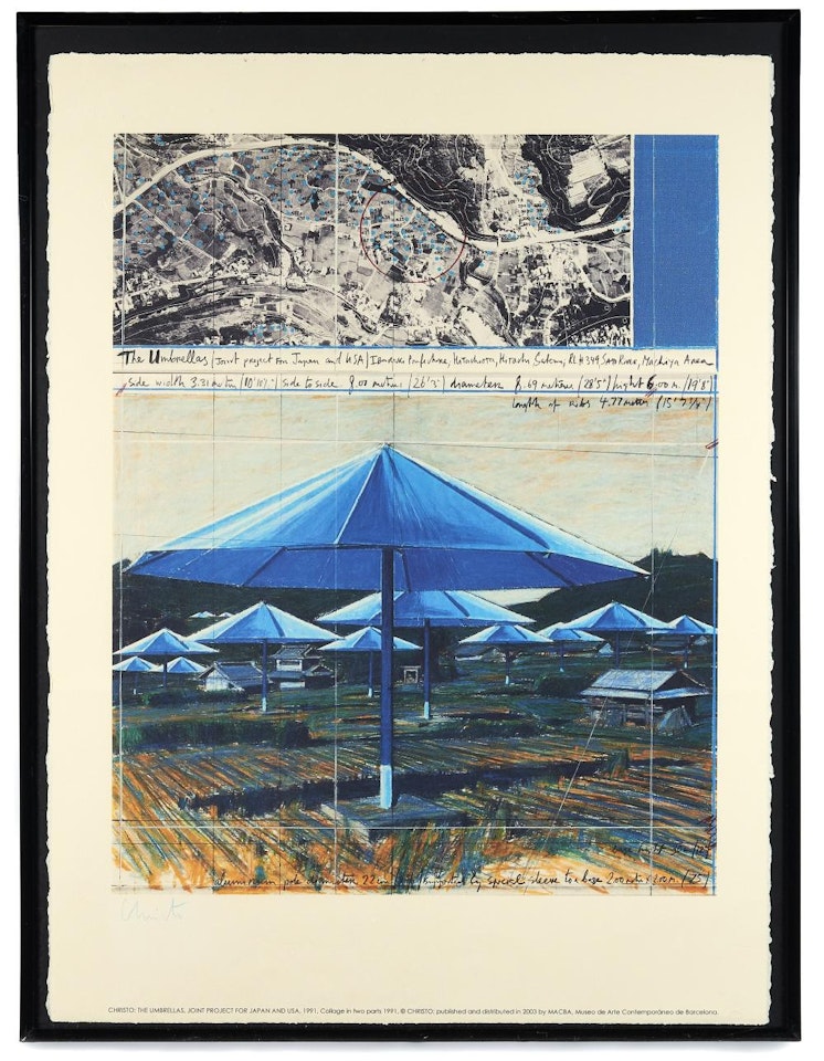 The Umbrellas Joint Project for Japan and USA by Christo