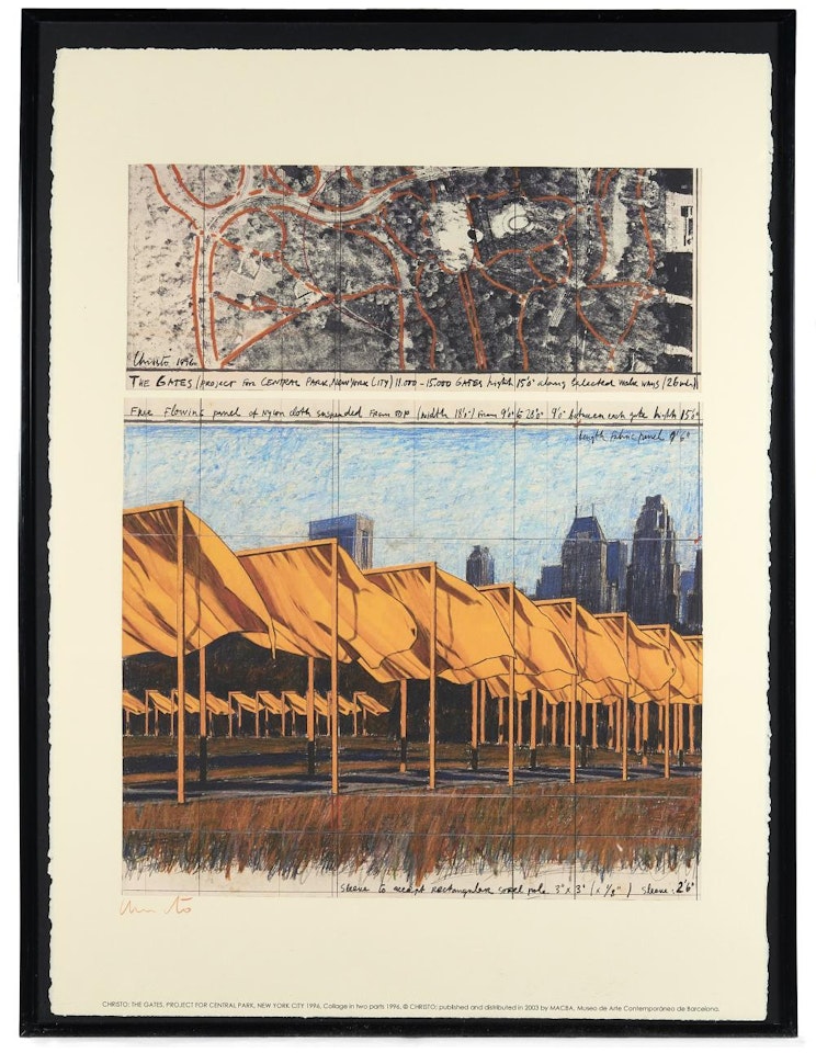 The Gates Project for Central Park, New York City by Christo