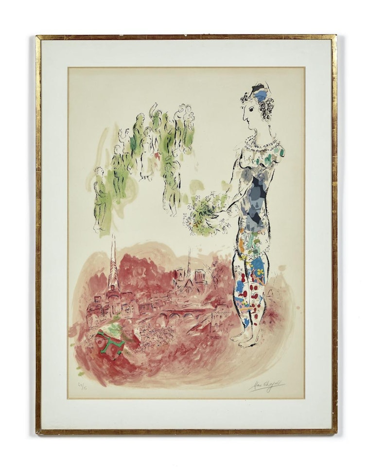 Le magicien de Paris II by Marc Chagall