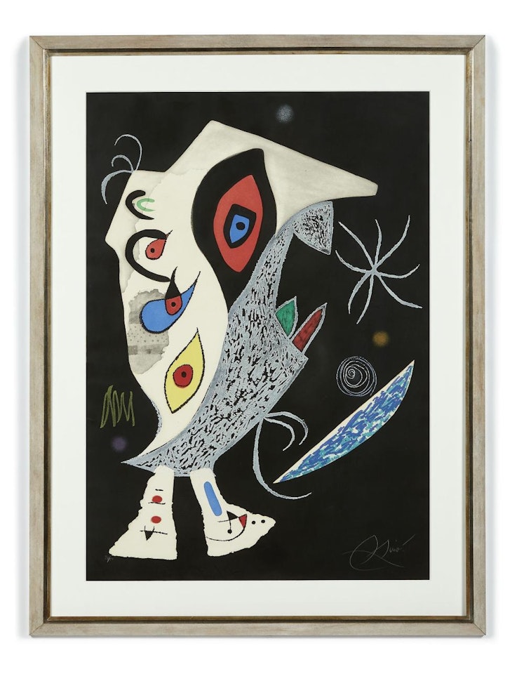 Barbare dans la nuit by Joan Miró