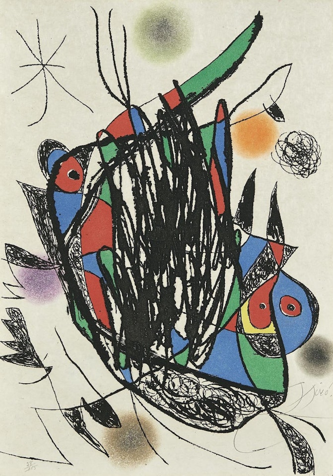 Passage de l'Egyptienne - planche 12 by Joan Miró
