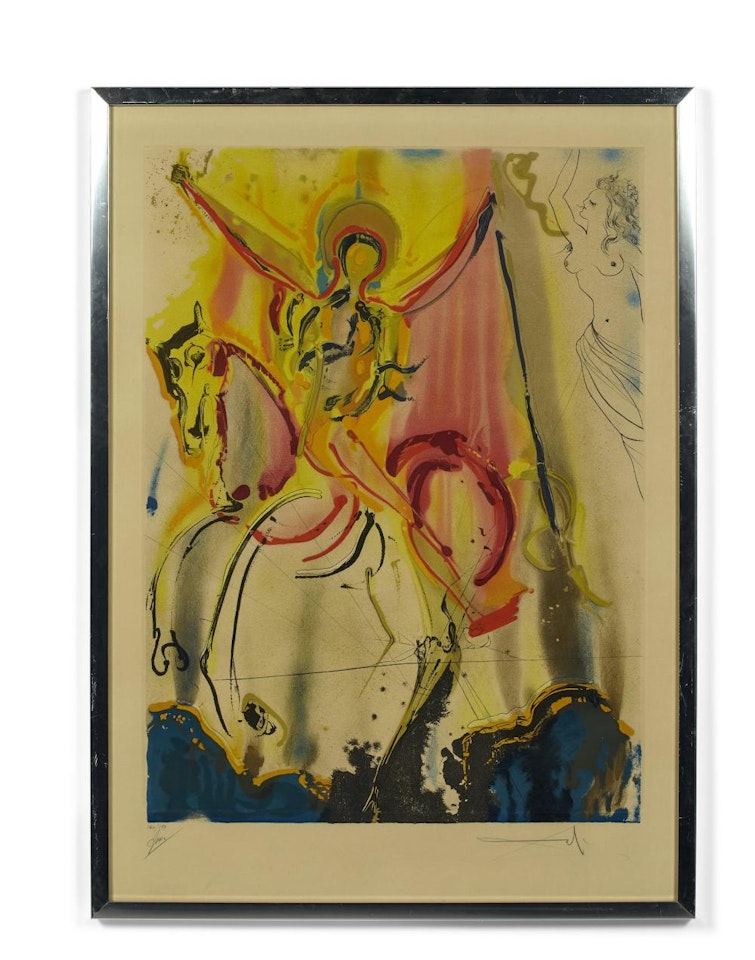 Le Cavalier Triomphant by Salvador Dali