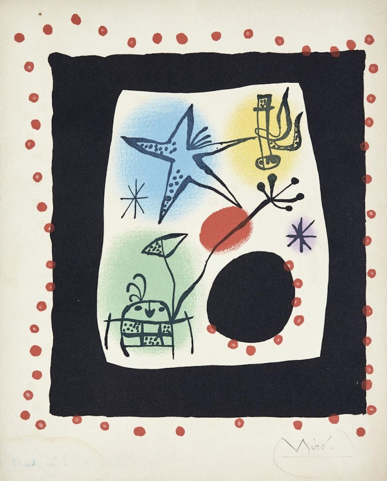 Les Coccinelles by Joan Miró