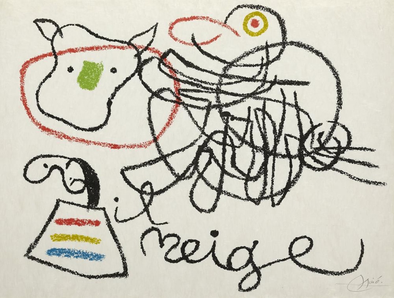 Ubu aux baléares by Joan Miró