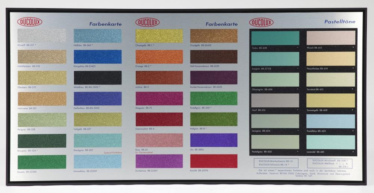 Colour Chart ( Glitter) by Damien Hirst