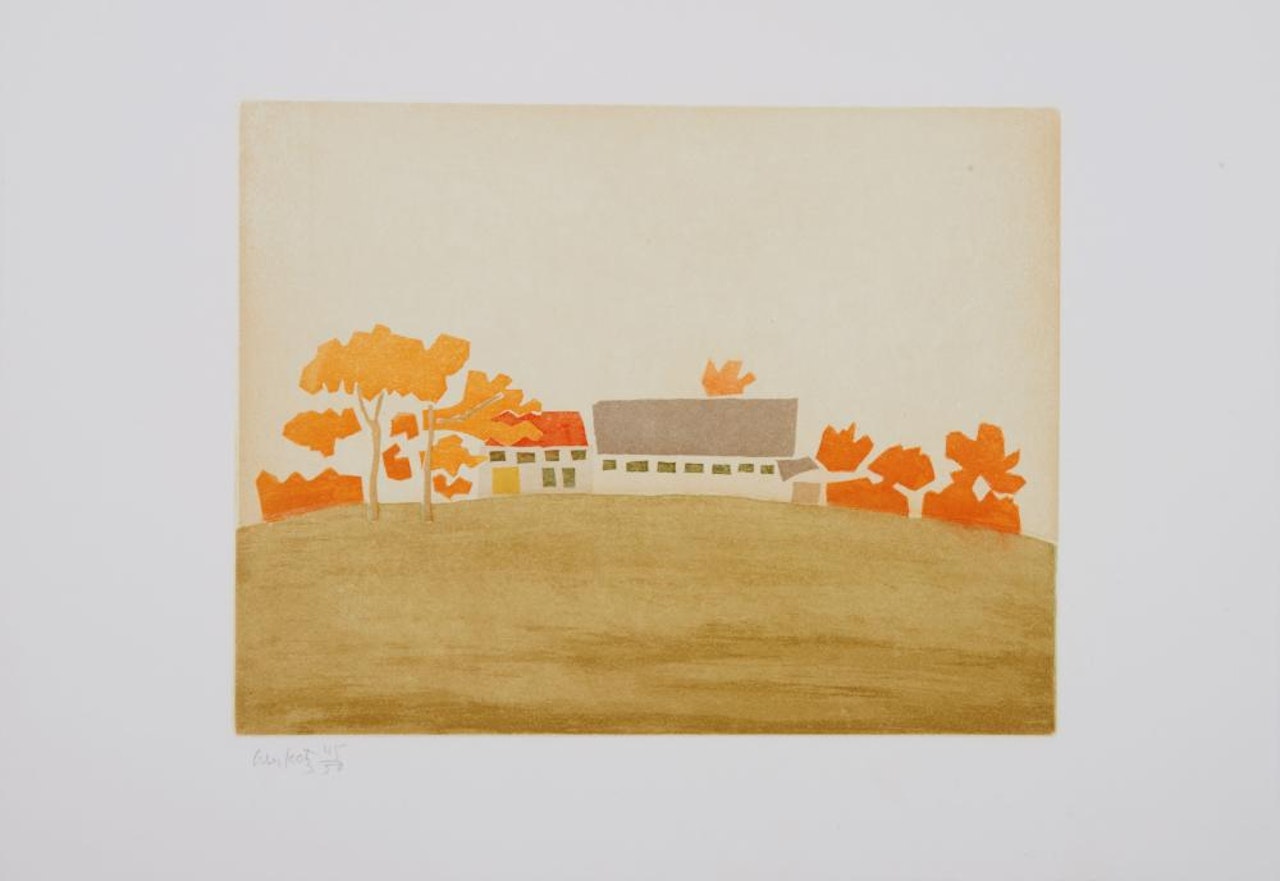 Small Cuts - House and Barn by Alex Katz