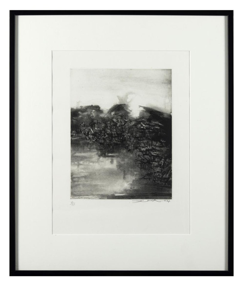 Eau-forte 107 by Zao Wou-Ki