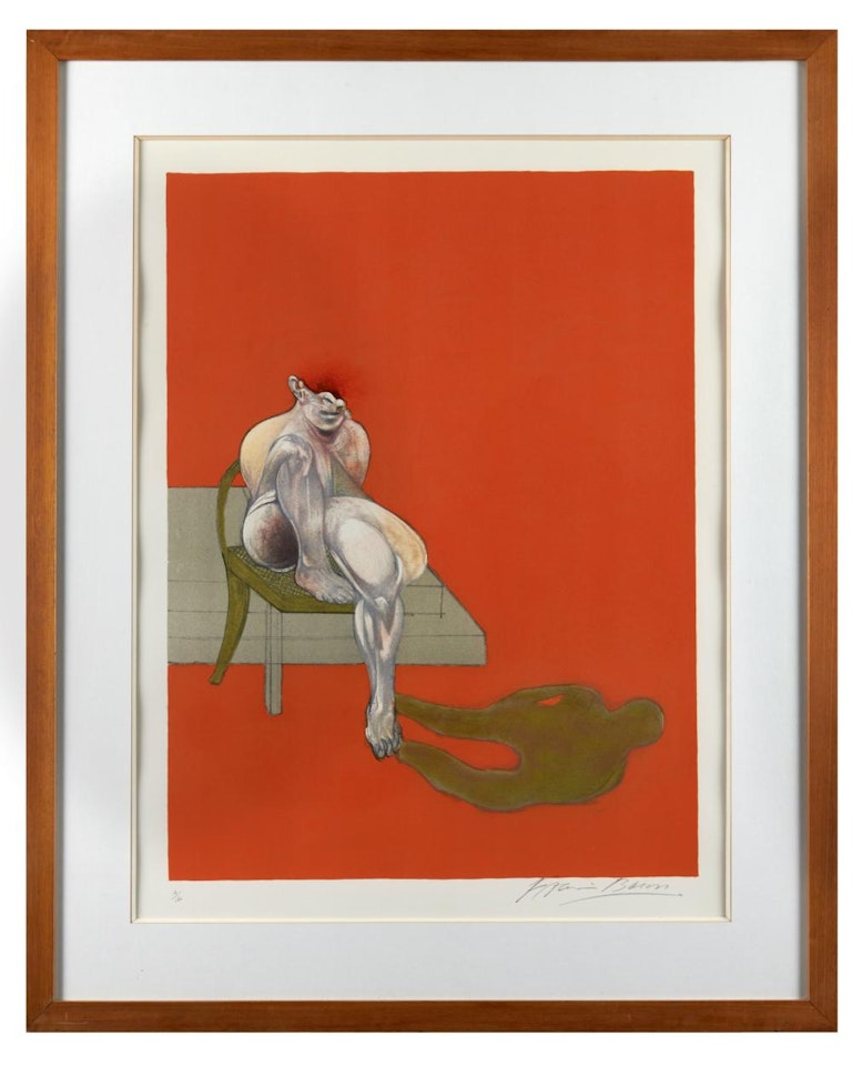 Triptyque panneau gauche by Francis Bacon