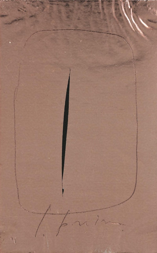 CONCETTO SPAZIALE by Lucio Fontana