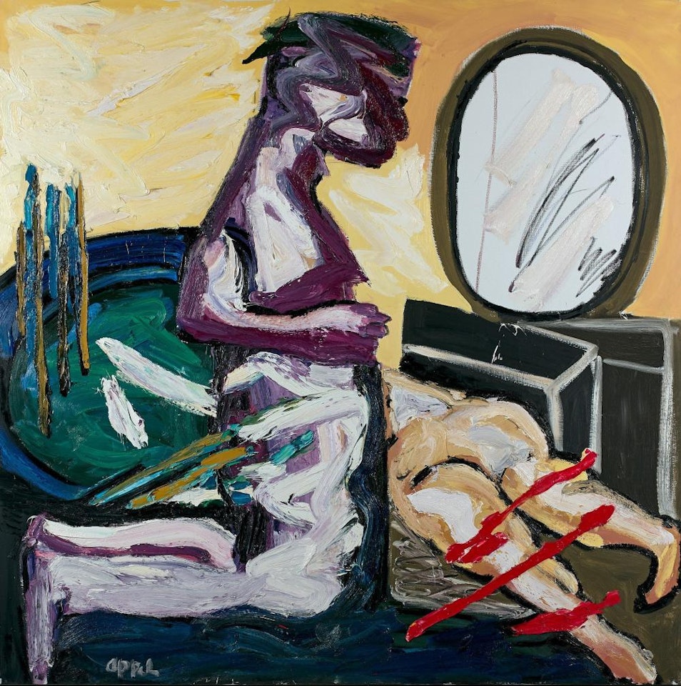 L'AGENOUILLEMENT (THE KNEELER) by Karel Appel
