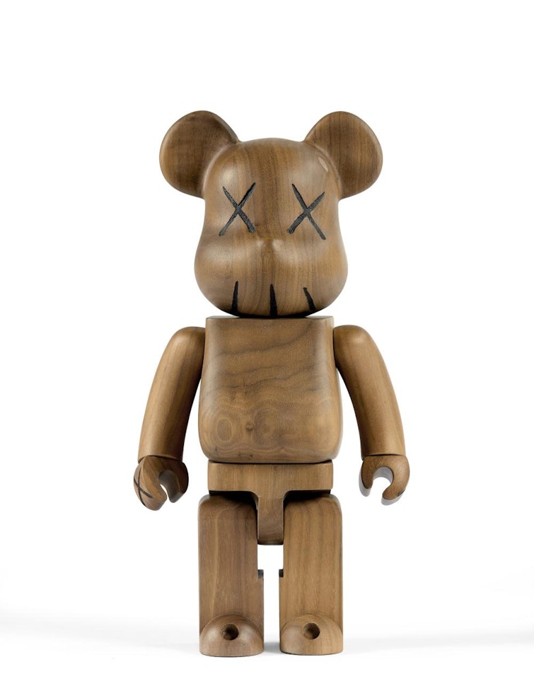 Be@rbrick 400% / BWWT Japan Karimoku by Kaws