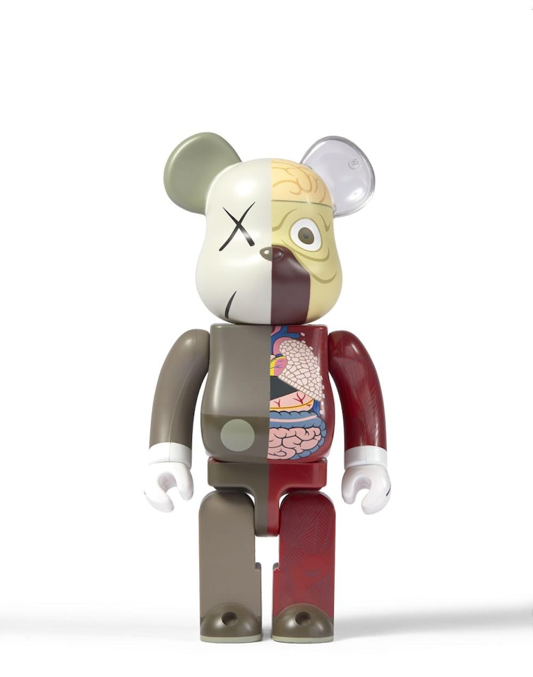 Be@rbrick Dissected 400% (Red) by Kaws