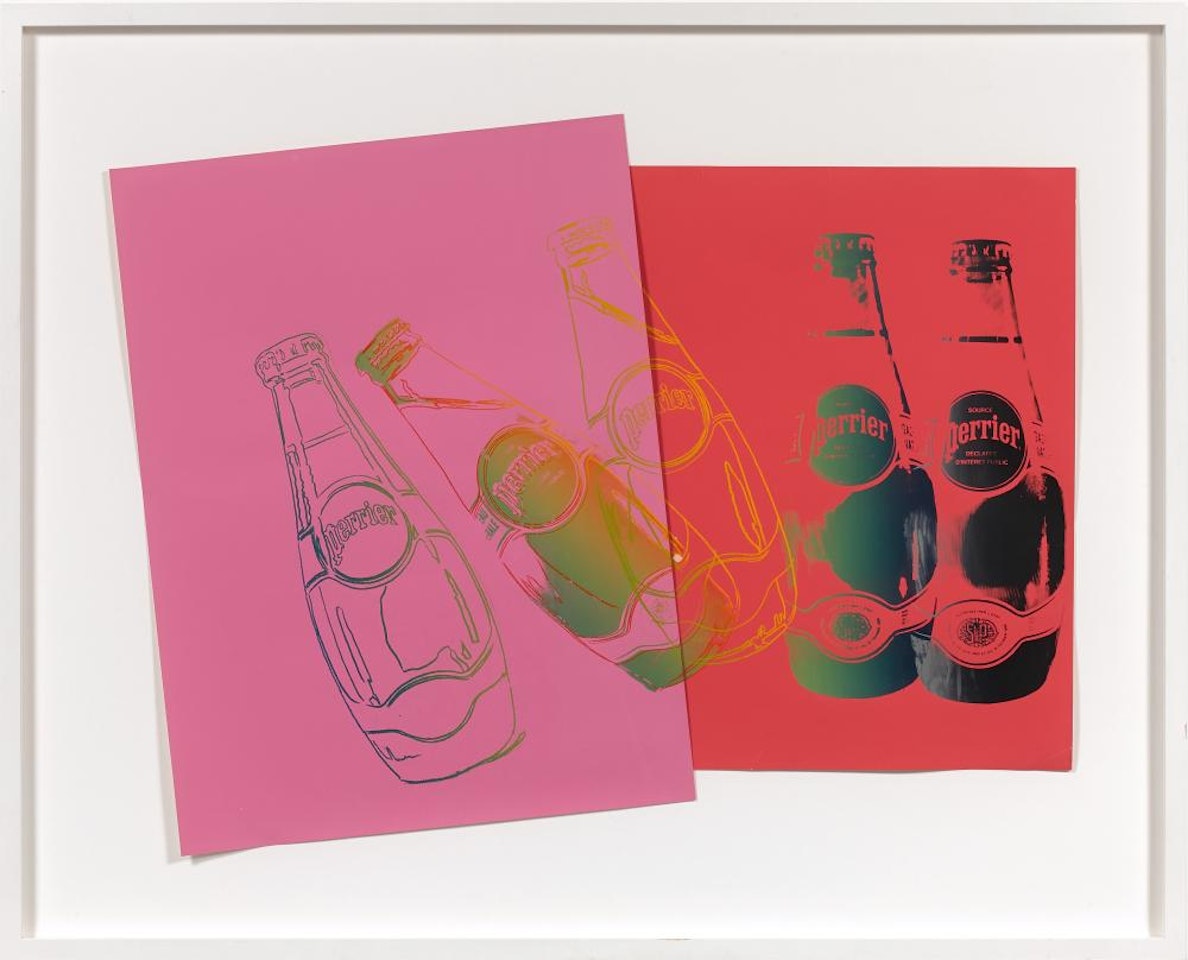 PERRIER COLLAGE by Andy Warhol