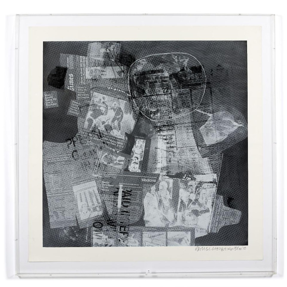 Surface Serie, from Currents - Planche 13 by Robert Rauschenberg