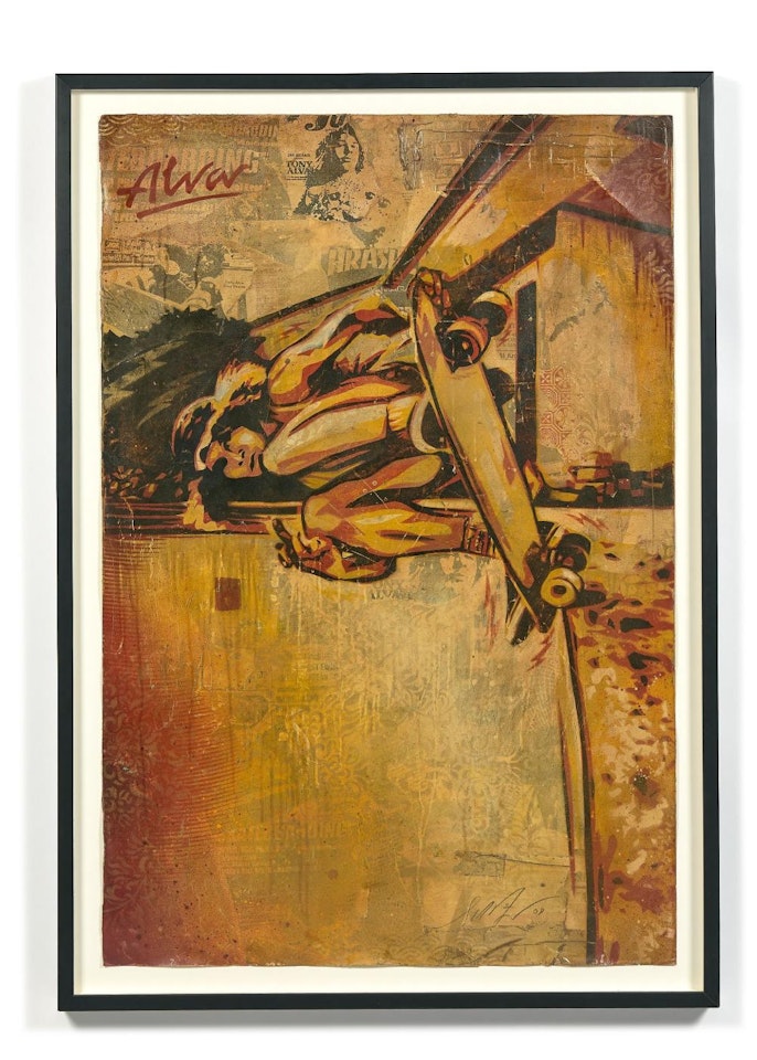 Tony Alva (collaboration avec le photographe Glen E. Friedman) by Shepard Fairey
