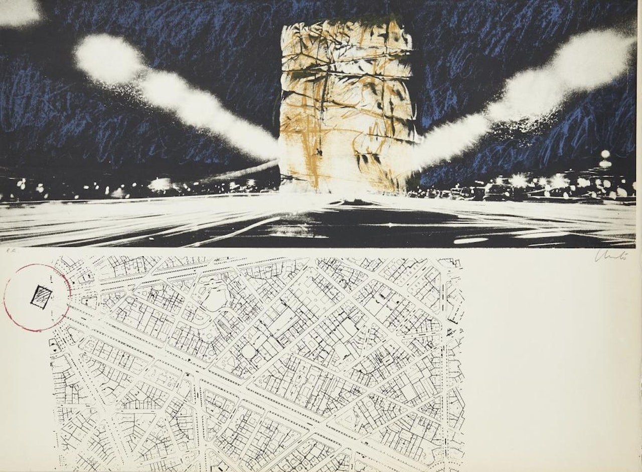 Projet Champs-Élysées by Christo