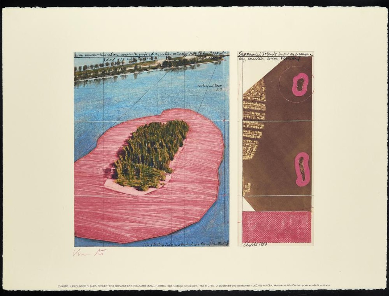 Surrounded Islands Project for Biscayne Bay Graeater Miami Florida by Christo