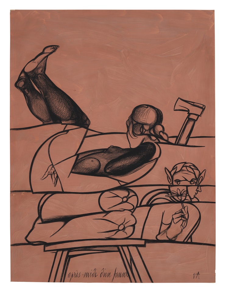 Après-midi d'un faune by Valerio Adami