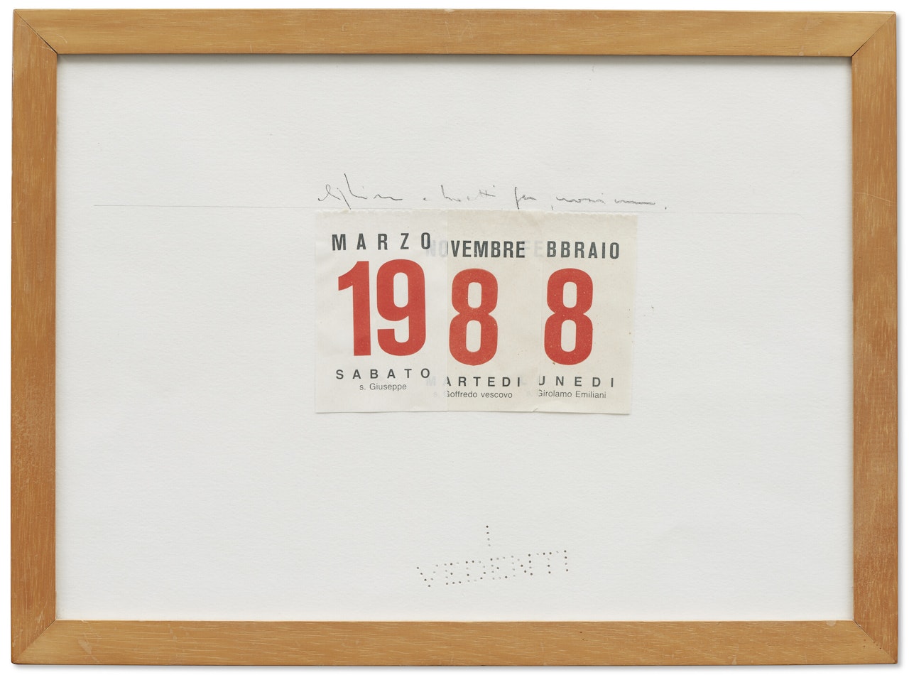 Calendario by Alighiero Boetti